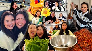 VLOG: cooking w/ bestie, what i eat in a week, funniest girls sleepover, shopping day, yummy food ❤️