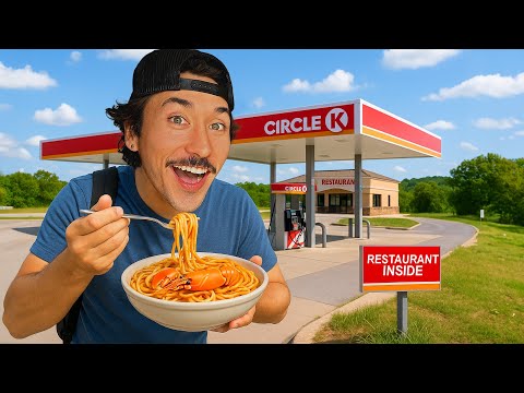 Eating at Gas Station Restaurants For 24 Hours (Miami)