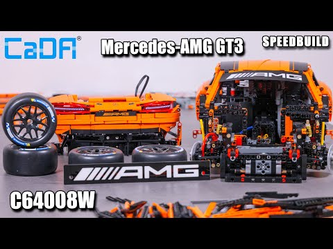 CaDA 1:8 Mercedes AMG GT3 Speedbuild | Cada C64008W Timelapse | 1:8 Sport Car