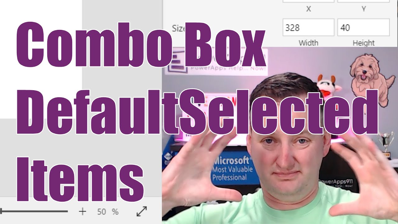 Power Apps Combo Box DefaultSelectedItems