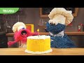 Making Birthday Cake Cookie Monster S Foodie Truck పుట్టినరోజు కేక్ �