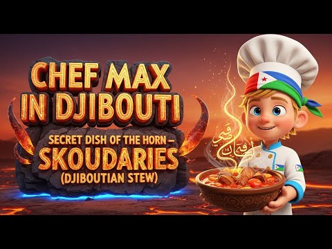🇩🇯🍲 Chef Max in Djibouti Tasting Skodi Karies – A Spicy Djiboutian Delight! ✨