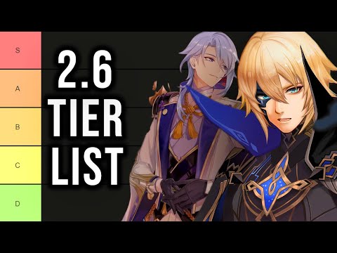 GENSHIN IMPACT 2.6 TIER LIST