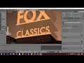 How To Make Fox Classics Logo REMASTERED