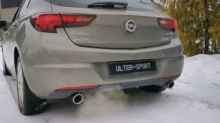 Video: Ulter Duplex Sportauspuff Opel Astra K Schrägheck