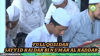 Download lagu FULL QOSIDAH - Sayyid Haidar bin Muhammad al Haddar mp3