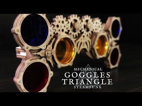 Миниатюра изображения товара Конструктор EWA Механические очки-гогглы. Треугольник