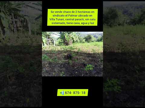 Chaco en venta en Villa Tunari #chacoenventa #lotesenventa #tropico