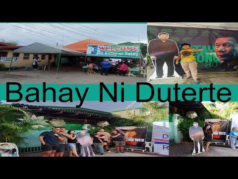 BAHAY NI DUTERTE/PINUNTAHAN NAMIN ANG BAHAY NI TATAY DIGONG/ MALAPIT NG MAKA-UWI SI FPRRD? #duterte