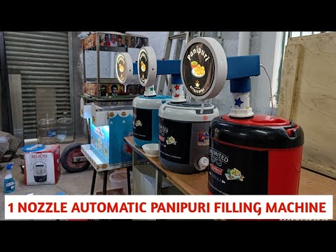 Single Nozzle Automatic Panipuri Filling Machine