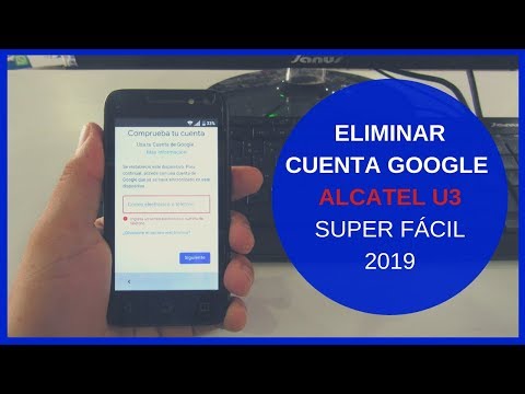 ❤️ eliminar fácilmente cuenta google alcatel u3 4049G 2019 💪