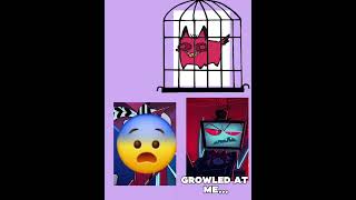 Cursed Alastor cat meme #hazbinhotel #Helluvaboss #vivziepop #vox #Alastor #Valentino #memes
