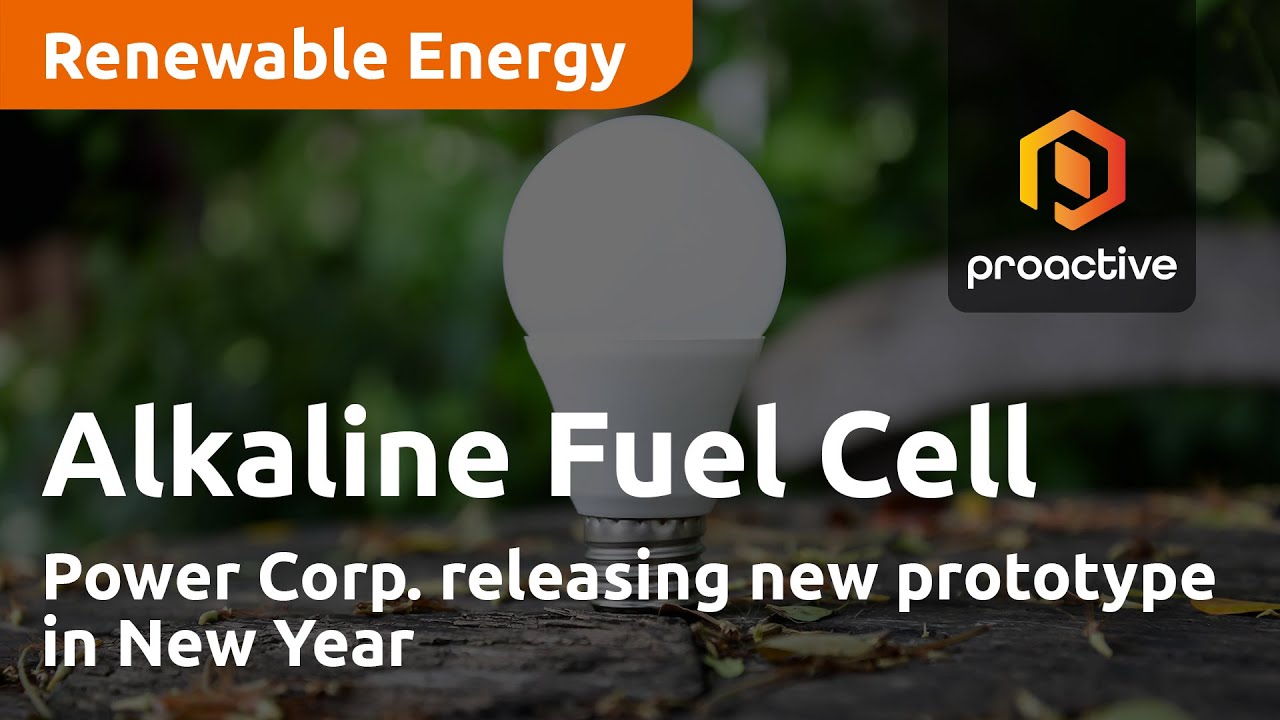 Alkaline Fuel Cell Power Corp. releasing new prototype in New Year