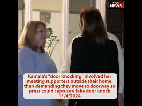 Kamala nervous laugh: race ain't over yet; exhausted, dejected Kamala departs after 9 minutes & 24