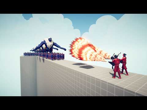 100x Every Unit vs 3 Gods (Firework Archer) - Totally Accurate Battle Simulator TABS