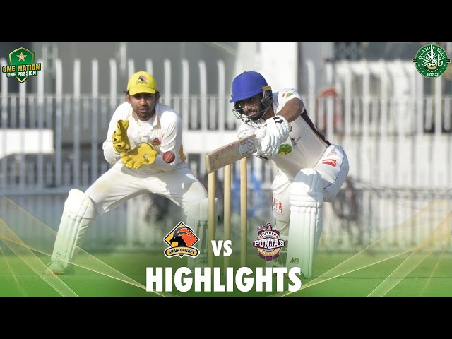 Full Highlights | Southern Punjab vs Sindh | Day 1 | Match 8 | Quaid-e-Azam Trophy 2022-23 | MA2T