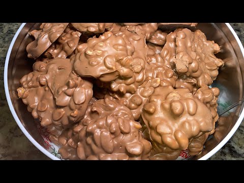 Homemade Peanut Clusters -CANT EAT JUST ONE