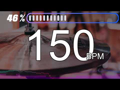 150BPM　Hi-hat①　5minutes Drums Metronome