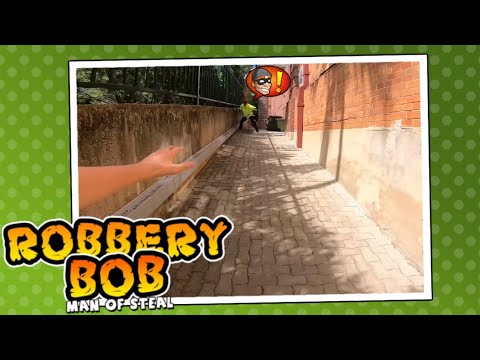 Police chase parkour POV but it's Robbery Bob