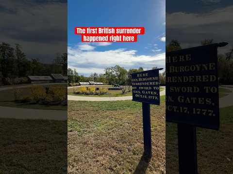 The first time a British Army surrendered | Saratoga