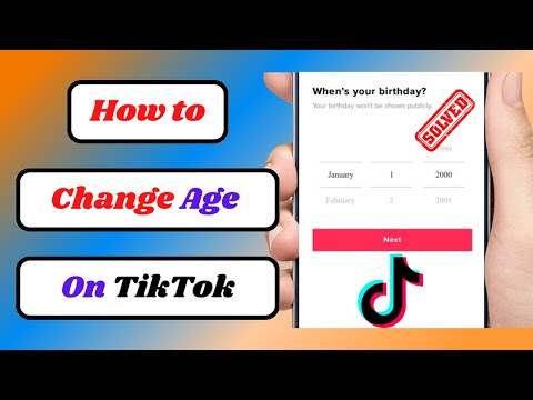 How to Change Age on TikTok 2023|How to Change your Age on TikTok 2023|Change Date of Birth TikTok