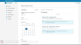 Scheduling Tutoring Appointments At San Antonio College - alamo Navigate Tutorial + Walkthrough