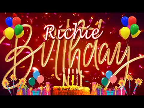 Richie Birthday Song  | Happy Birthday Richie