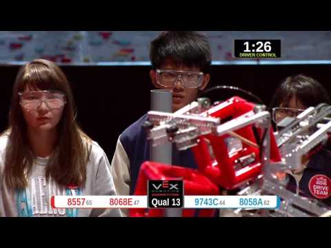 2015 VRC-MS Spir Q13 -  (8557 9743C) 34-Spirit Div-VRC Middle School-VEX Worlds 2015