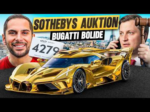 Es geht für OMID um MILLIONEN! Omid will den Bugatti Bolide in Paris ersteigern!