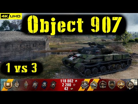 World of Tanks Object 907 Replay - 8 Kills 9.2K DMG(Patch 1.5.0)