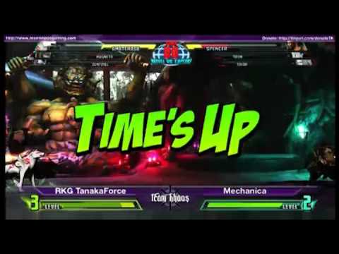 Tourneyplay March MvC3 Singles - RKG TanakaForce (MAG/AMA/SEN) vs  Mechanica