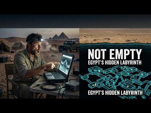 Radar Found a Labyrinth Under Egypt's Desert — And It's Not Empty #archaeology #egypt