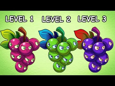 Plants Vs Zombies 2 Fiesta de Piñata de Uva de Racimo y Seta desesporada