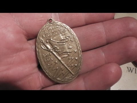 WW1 Relikte Teil 75 : Medaille Kyffhäuserbund  - Für Treue im Weltkriege 1914-1918