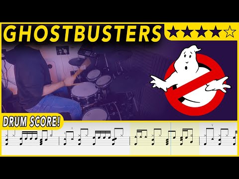 Ghostbusters - Ray Parker Jr. | DRUM SCORE Sheet Music | #370 DRUMSCRIBE