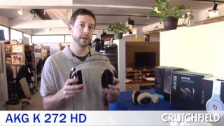 Video thumbnail for AKG K 272 HD  High-definition Stereo Headphones Review | Crutchfield Video by CRUTCHFIELD