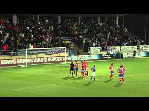 La Liga | Gol de Susaeta de penalti (2-1) en el Guadalajara - Sporting de Gijón | 10-11-2012 | J13