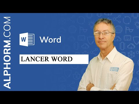 Première utilisation du ruban sous Word 2019 Vidéo Tuto