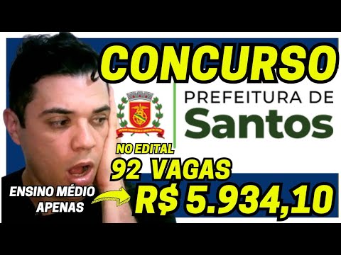 CONCURSO PREFEITURA DE SANTOS 2026