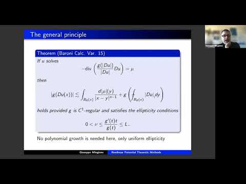 27.03.23| G. Mingione| Nonlinear potential theoretic methods in nonuniformly elliptic problems