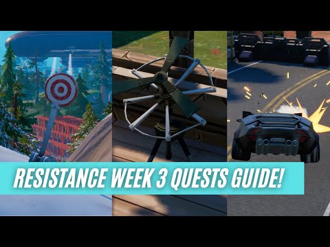 How To Complete WEEK 3 RESISTANCE Quests! - Fortnite - Chapter 3 - Season 2