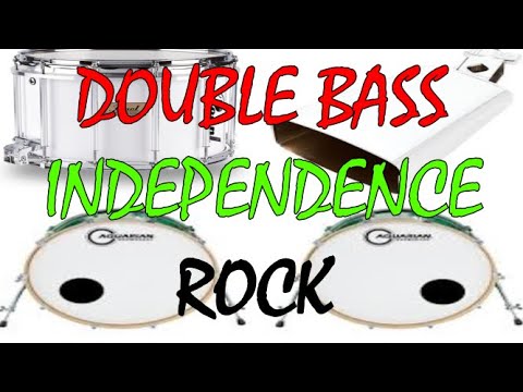 Double Bass Independence - Rock - Drum Lesson 6
