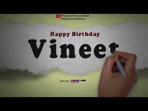Happy Birthday Vineet | Whatsapp Status Vineet