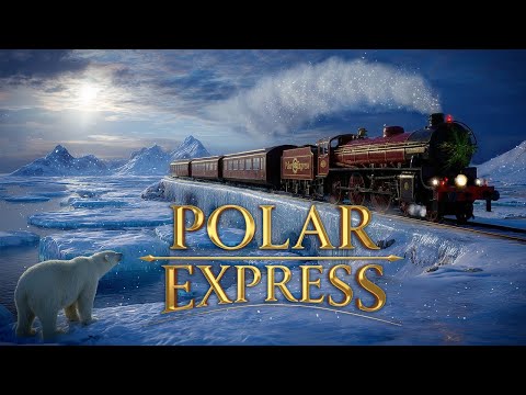 ❄️ Christmas Polar Express Tour🎄🚂 Cozy Train Ride Through Arctic Seas | 4K Ambience