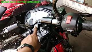 HOW TO UNLOCK AND START BIKE WITHOUT KEY bajaj pulsher