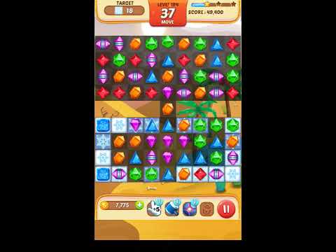 Jewel Match King Level 194 - Walkthrough ( No Booster )