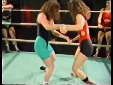 Karen & Vicky Vs Helen & Lynn   British Tag Team Wrestling
