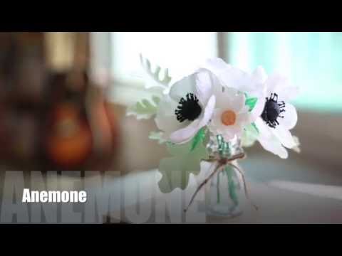 How to make paperflowers(crepe paper) #2. Anemone : so easy and simple
