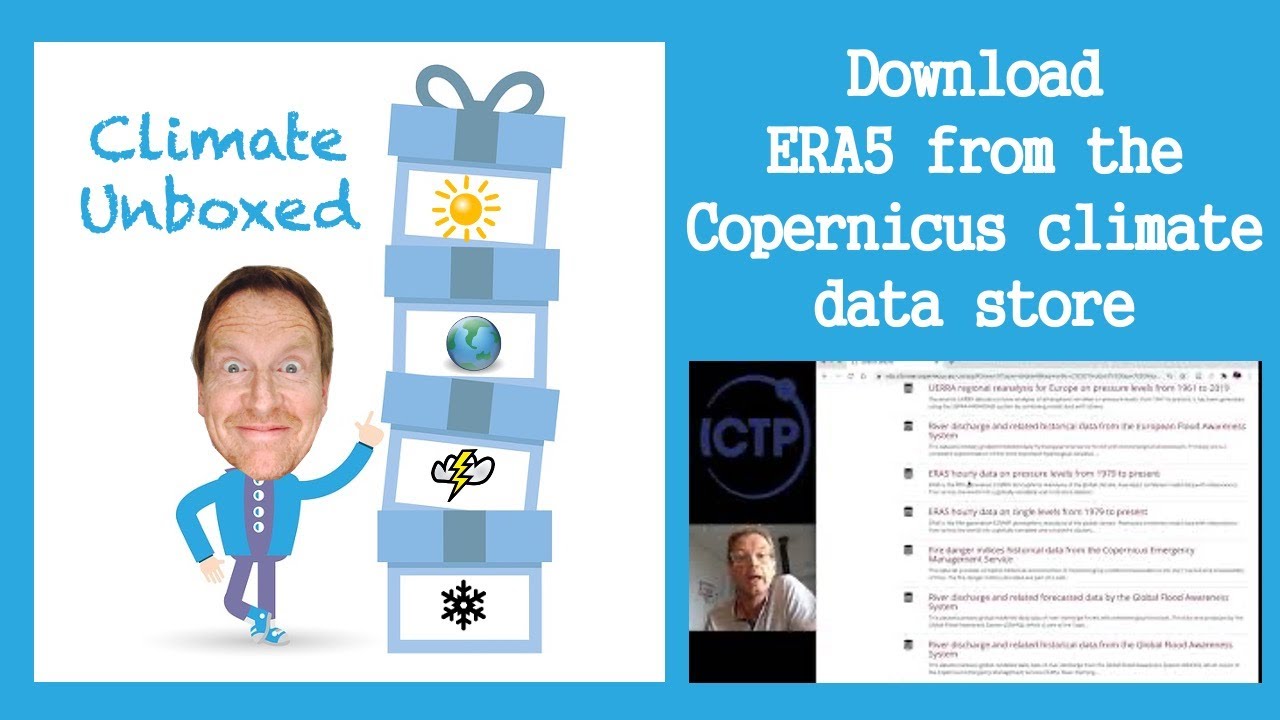 Download ERA5 reanalysis from the climate data store