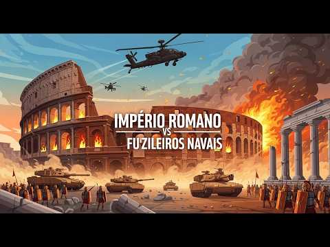 E se o Império Romano enfrentasse os Fuzileiros Navais dos EUA?